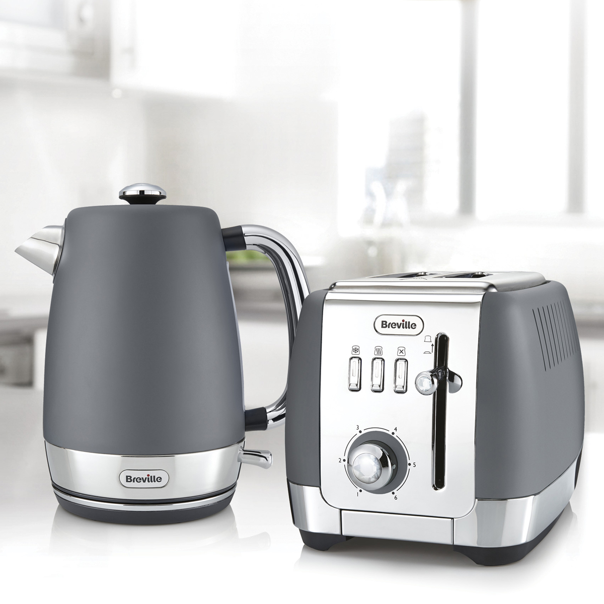 Matt Grey Strata Collection 1.7L Jug Kettle VKJ994 Breville