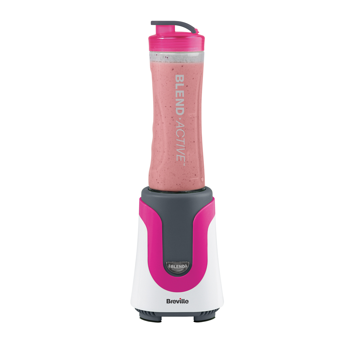 Pink Blend Active Personal Blender with x2 Bottles VBL134 Breville