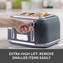 Breville Curve 4-Slice Toaster with High Lift and Wide Slots Grey & Chrome Image 3 of 7