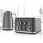 Lustra Kettle and Toaster Set, Storm Grey