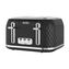 Curve 4 Slice Toaster, Black with Chrome Image 1 of 4