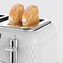 Curve 4 Slice Toaster, White with Chrome Image 2 of 4