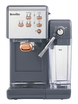 Breville One Touch Coffeehouse Granite Grey Rose Gold Breville Uk