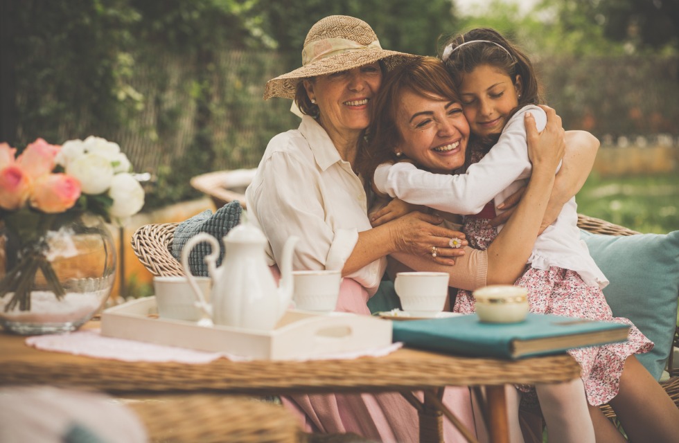 Women enjoying themselves