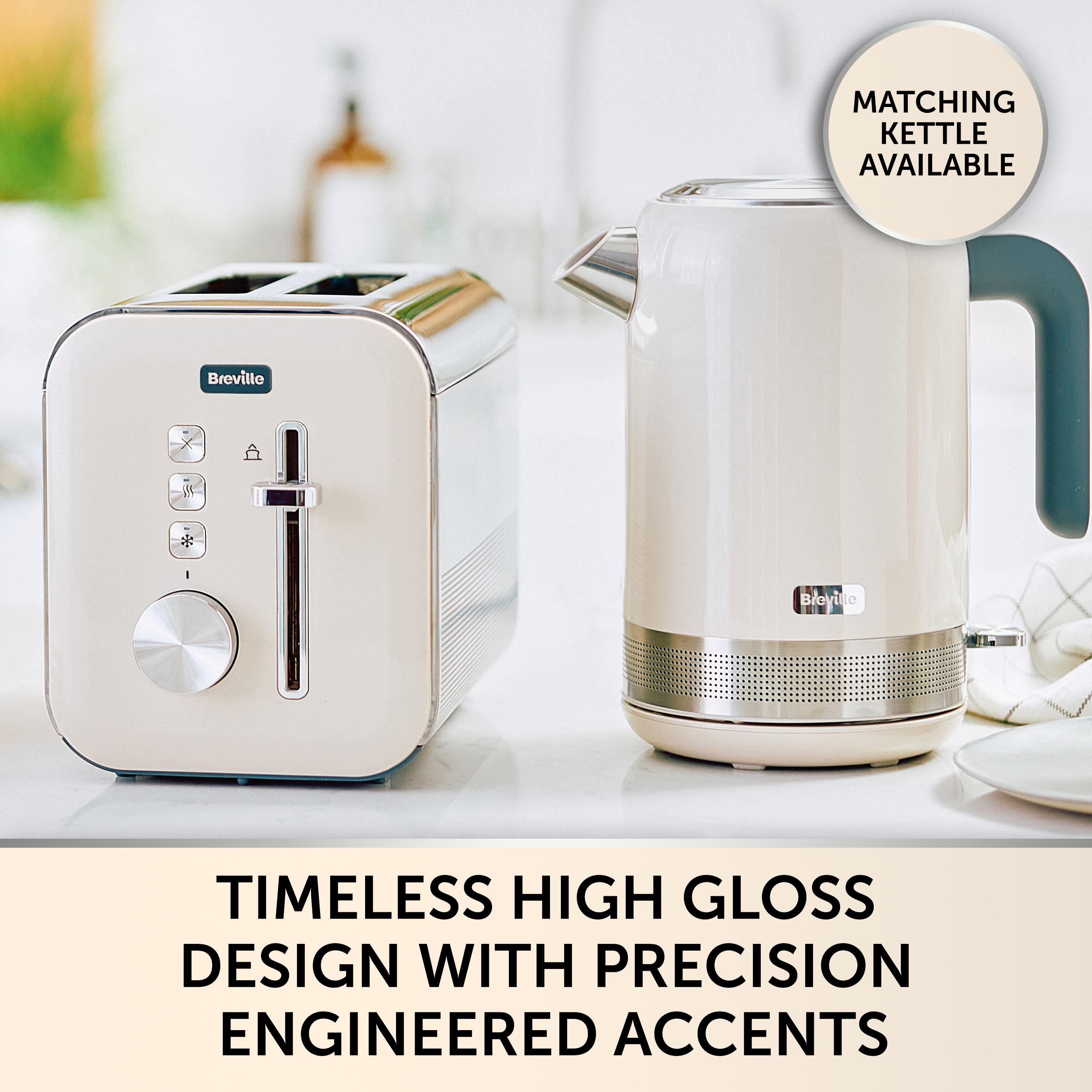 Breville VTT967 High Gloss 2Slice Toaster with HighLift & Wide Slots