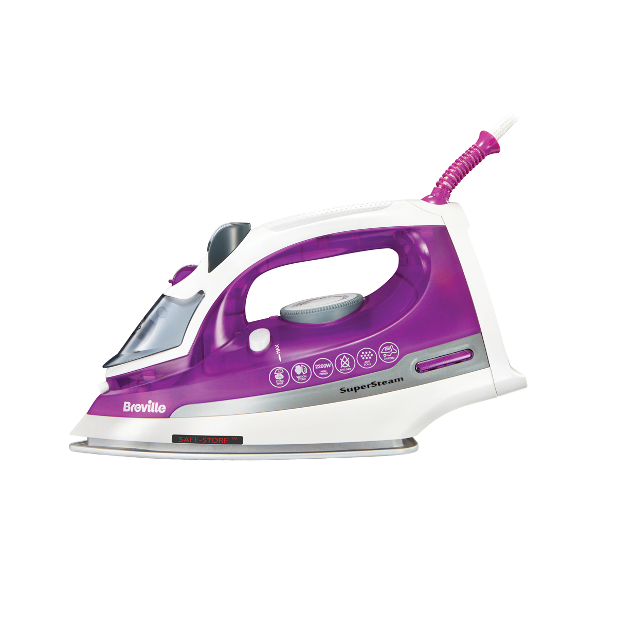 Supersteam 2200w Steam Iron with Ceramic Soleplate VIN383 Breville
