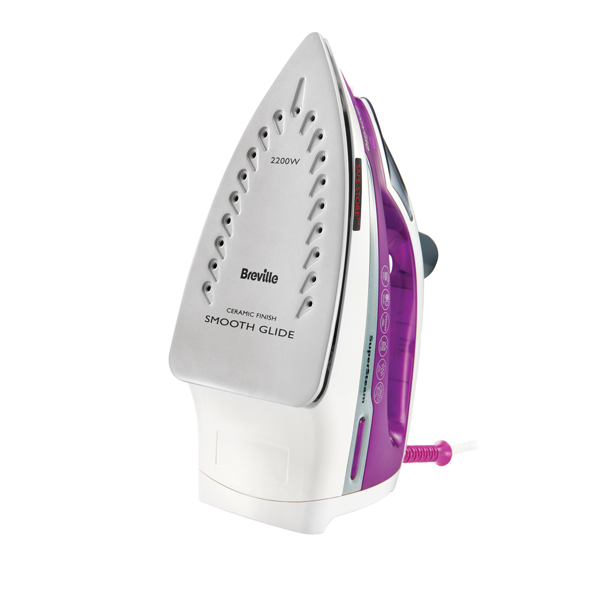 Supersteam 2200w Steam Iron with Ceramic Soleplate VIN383 Breville