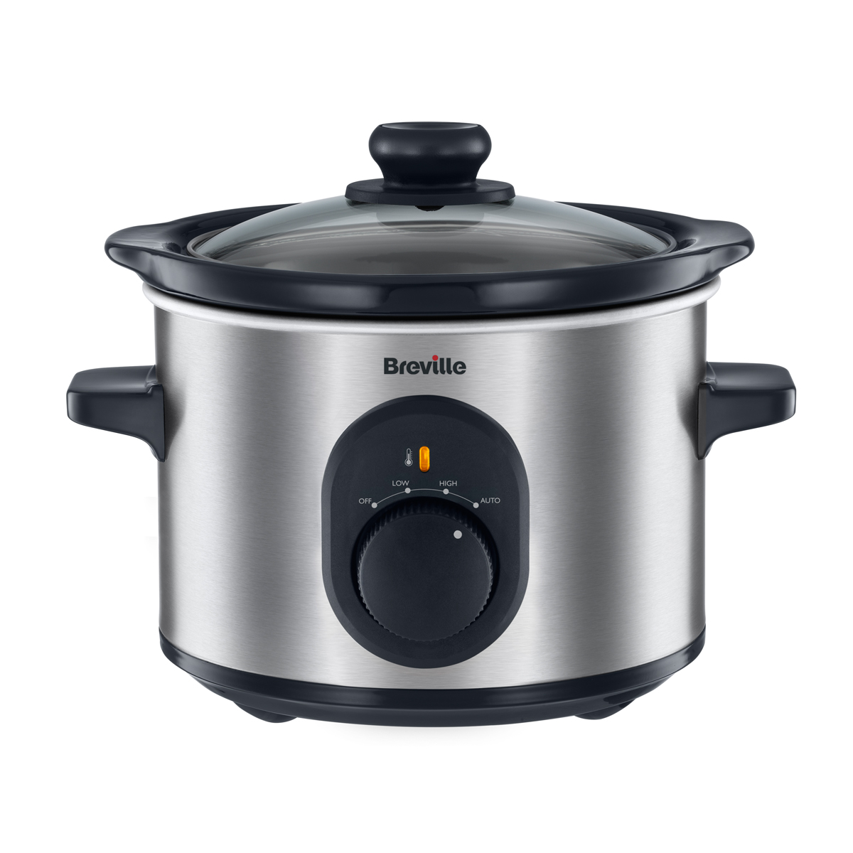 One Person 1.5L Slow Cooker, Stainless Steel - VTP169