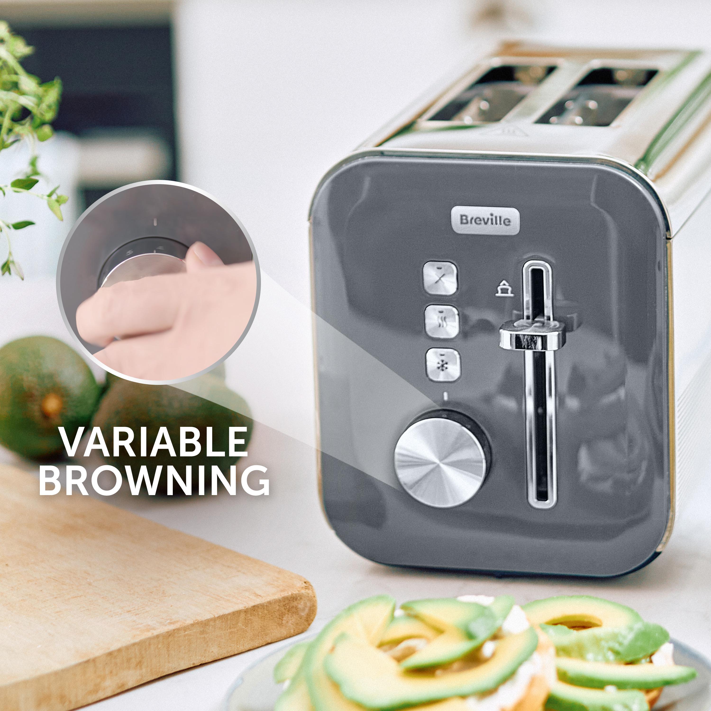 Breville VTT968 High Gloss 2Slice Toaster with HighLift & Wide Slots