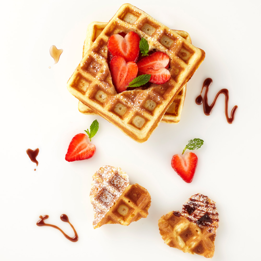 Waffle Plates for Deep Fill Sandwich 