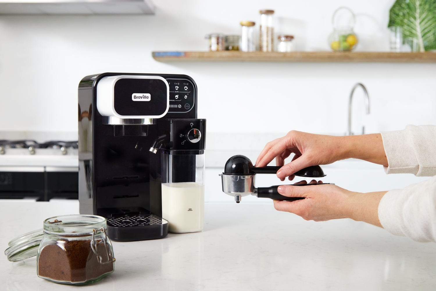 Breville Prima Latte Luxe One Touch Espresso Maker