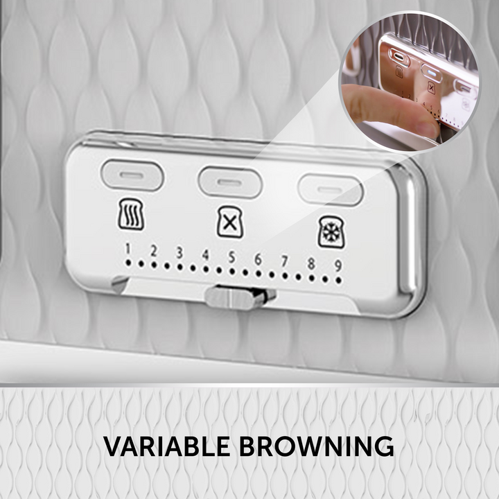 Cream Curve Collection 4 Slice Toaster Breville