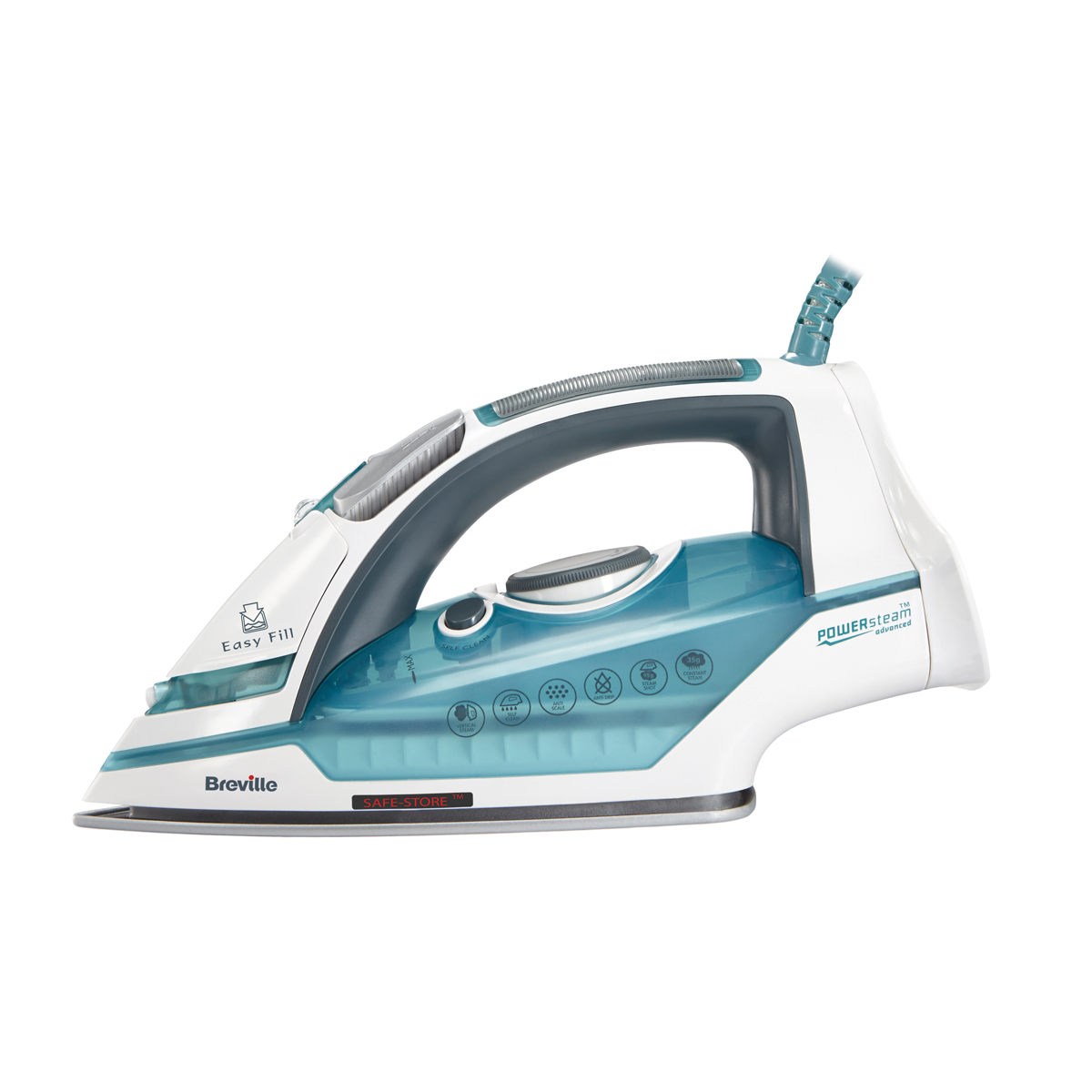 Power Steam 2400w Steam Iron with Ceramic Solepalte VIN311 Breville
