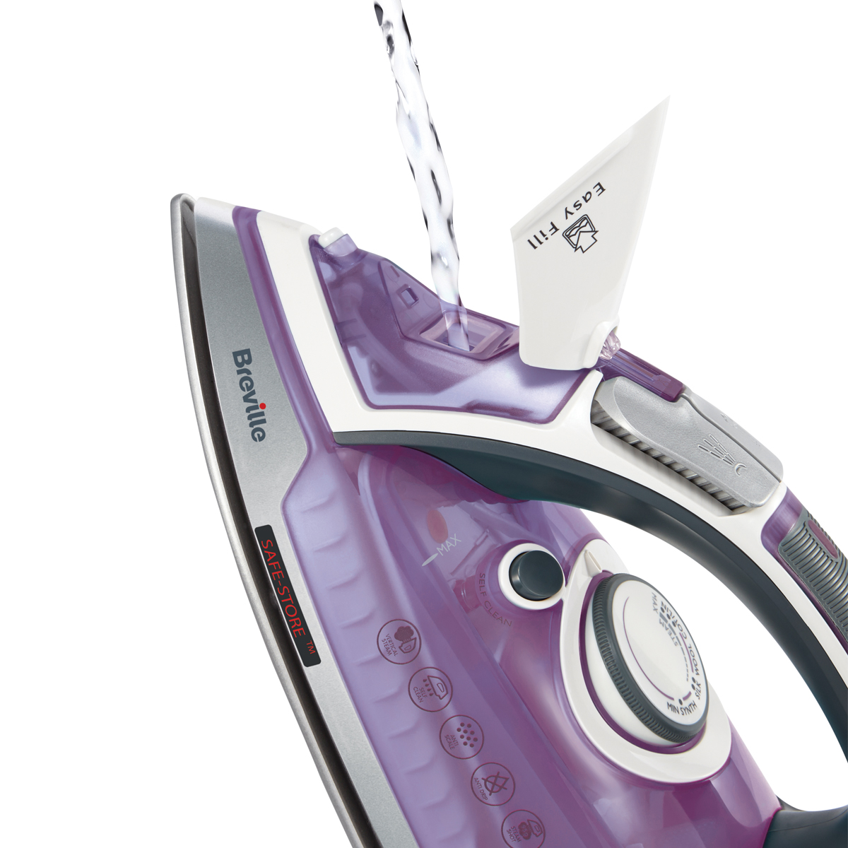 Power Steam 2400w steam Iron, Ceramic Soleplate VIN310 Breville