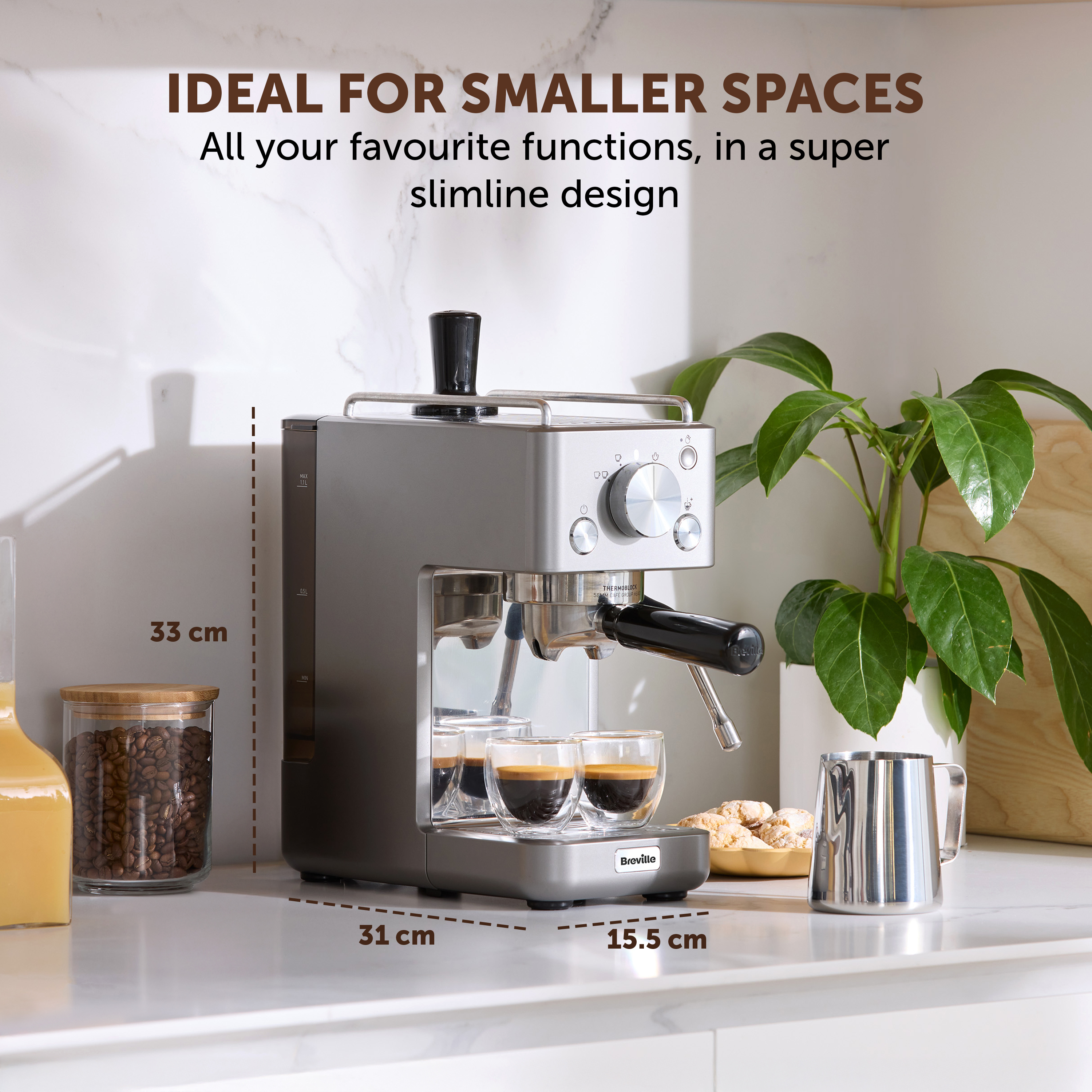 Breville Barista Slimline Espresso Machine