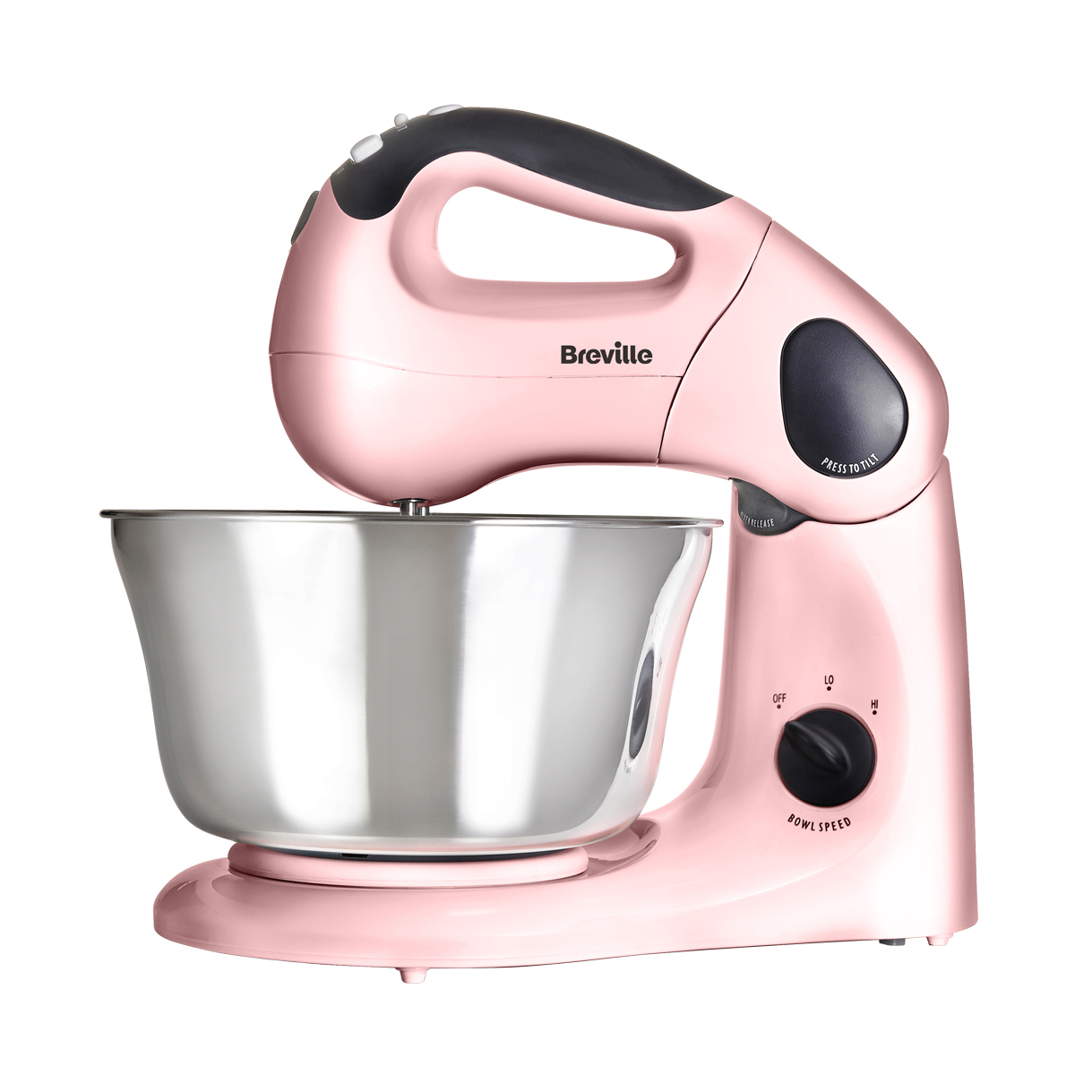 Breville Pick & Mix Pink Stand and Hand Food Mixer, VFP058
