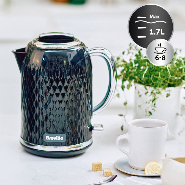 Breville VKT017 Curve Jug Kettle, 3000 W, Litres (Black)