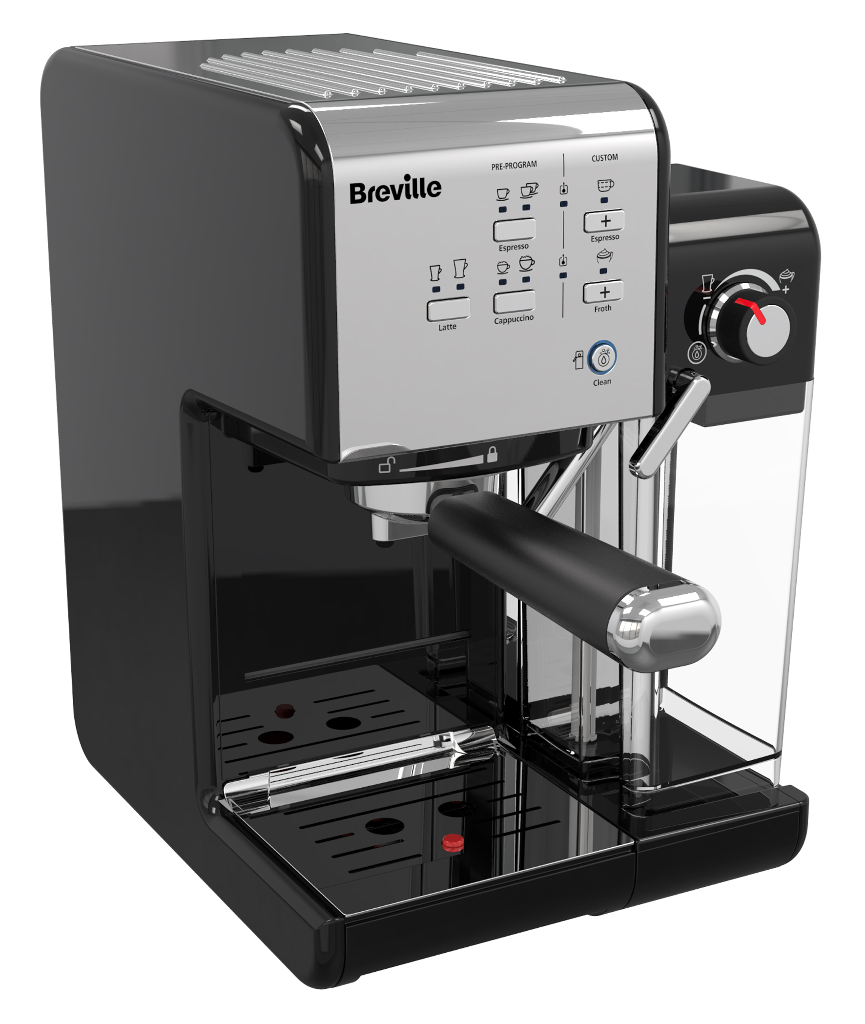 Breville One-Touch CoffeeHouse - Black & Chrome - Breville UK