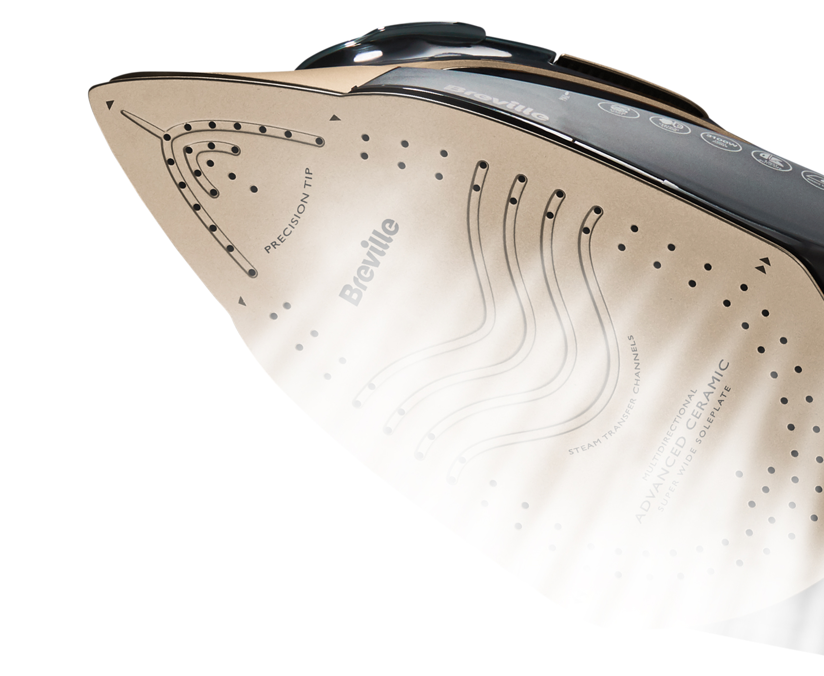 PressXpress 3100W Ceramic Steam Iron Breville